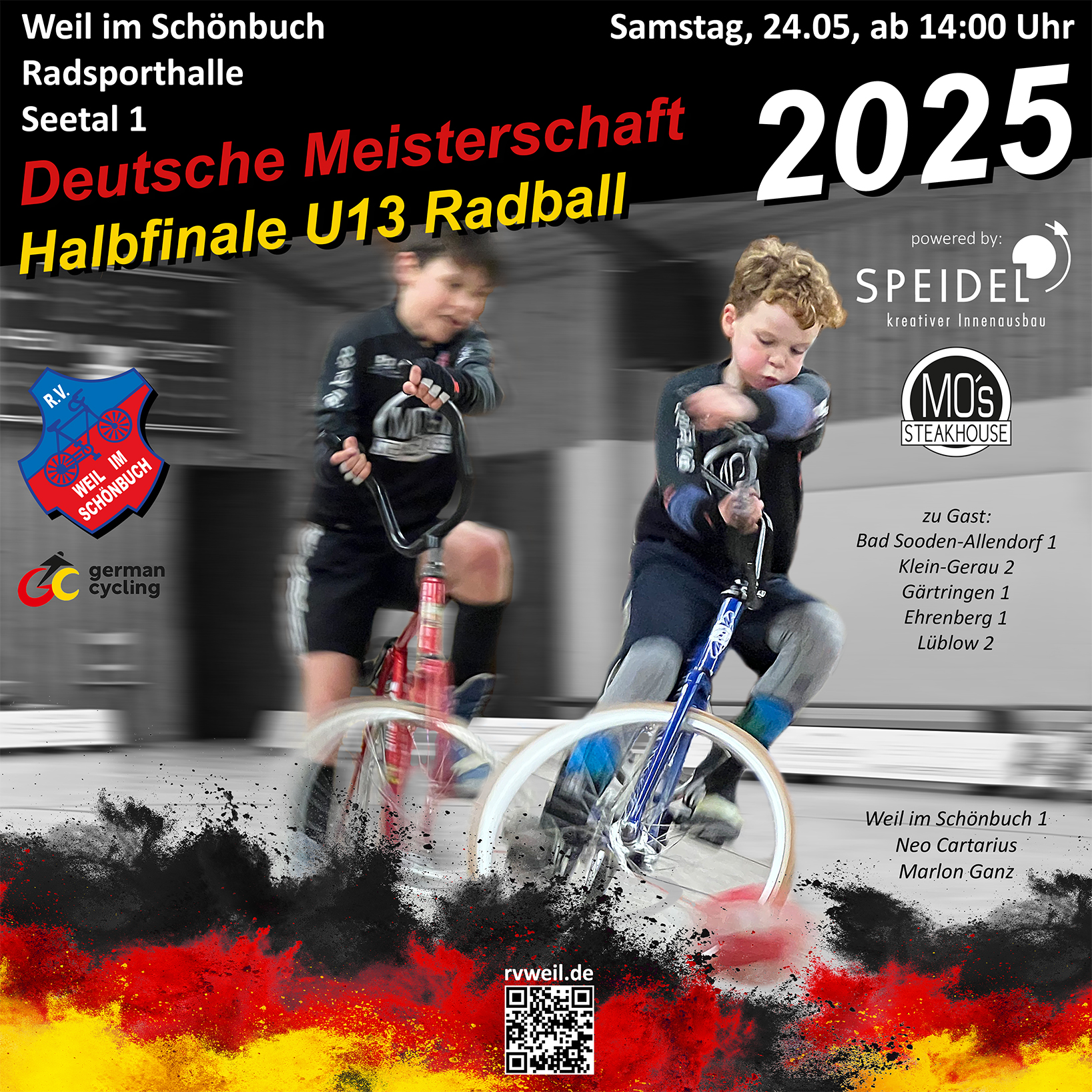 Vorankündigung U13-Radball - Halbfinale Deutsche Meisterschaft 2025